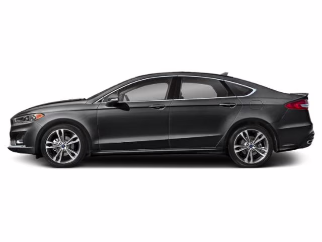 2020 AGATE BLACK Ford Fusion TITANIUM FWD TITANIUM FWD