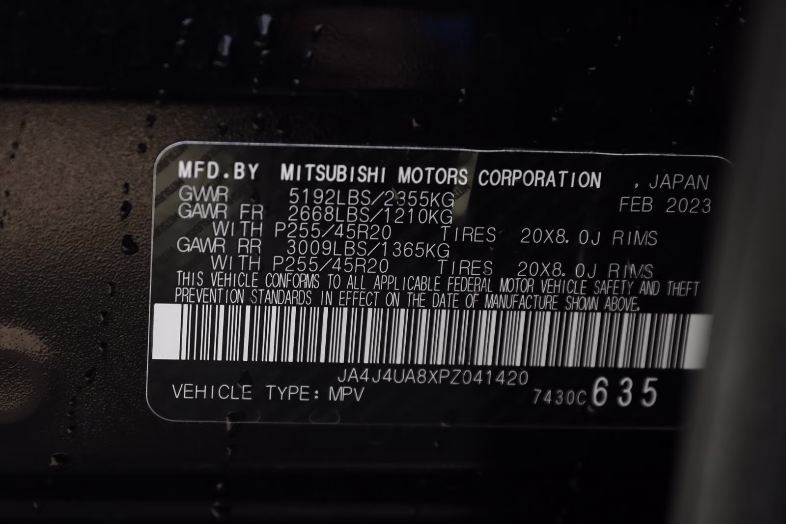 2023 Labrador Black Pearl Mitsubishi Outlander SE AWD S-AWC