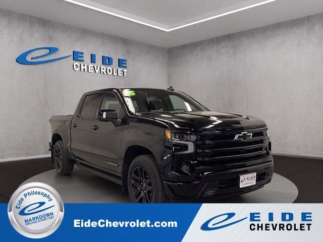 2025 Black Chevrolet Silverado 1500 High Country 4X4 Truck