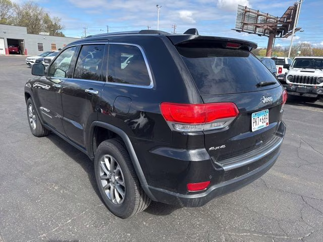 2015 Brilliant Black Crystal Pearlcoat Jeep Grand Cherokee Limited 4X4 SUV