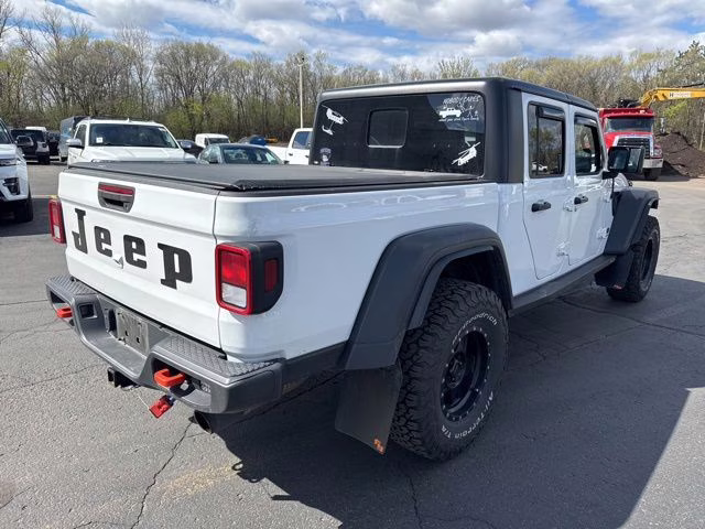 2021 Bright White Clearcoat Jeep Gladiator Mojave 4X4 Truck