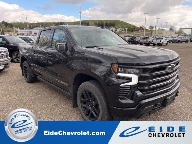 2025 Black Chevrolet Silverado 1500 High Country 4X4 Truck