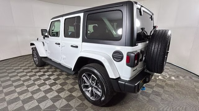 2024 Bright White Clearcoat Jeep Wrangler Sport S 4xe 4X4 SUV