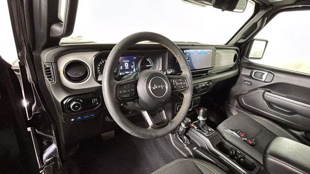 2024 Black Clearcoat Jeep Wrangler Sport S 4xe 4X4 SUV