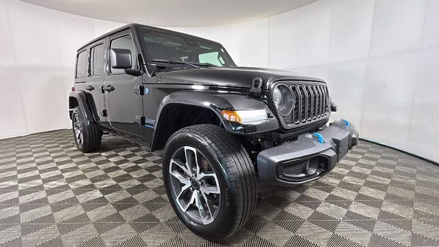 2024 Black Clearcoat Jeep Wrangler Sport S 4xe 4X4 SUV