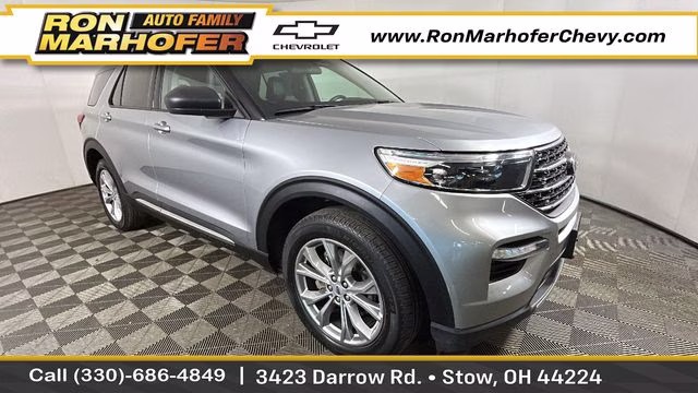 2023 Silver Ford Explorer XLT 4X4 SUV
