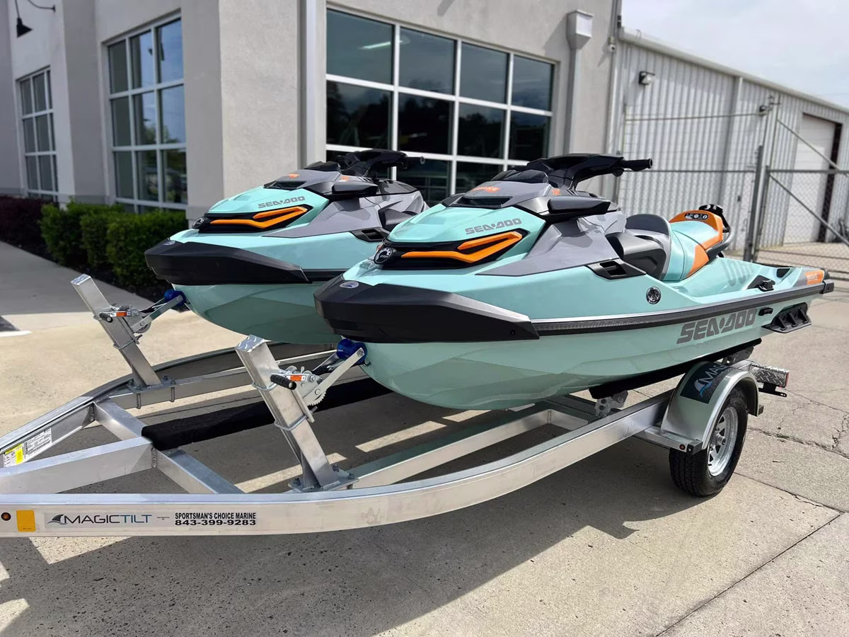 2026 Aluminum Magic Tilt Aluminum Double Watercraft Trailers Boat Trailers