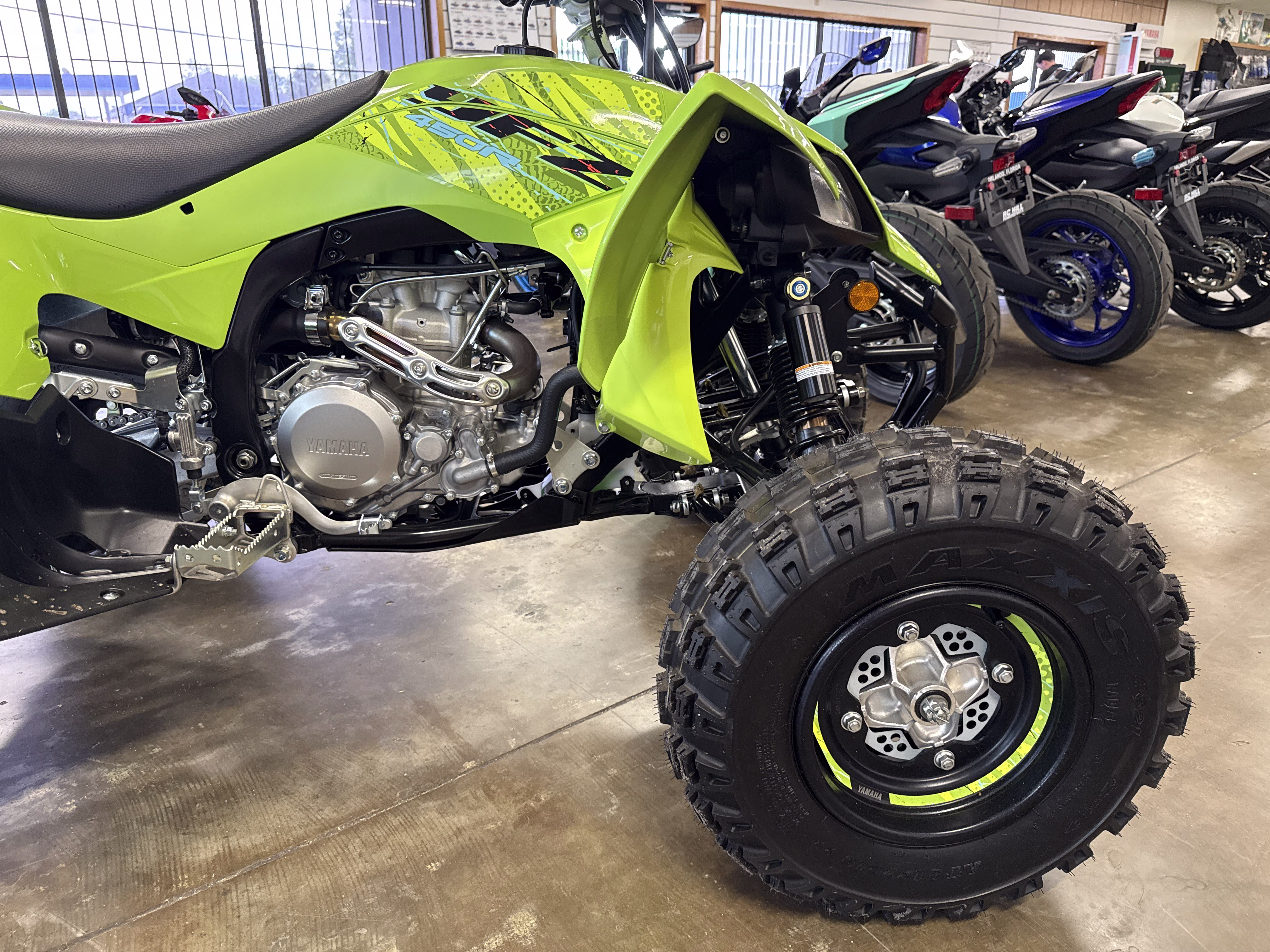 2025 Team Yamaha Blue Yamaha YFZ450R ATV