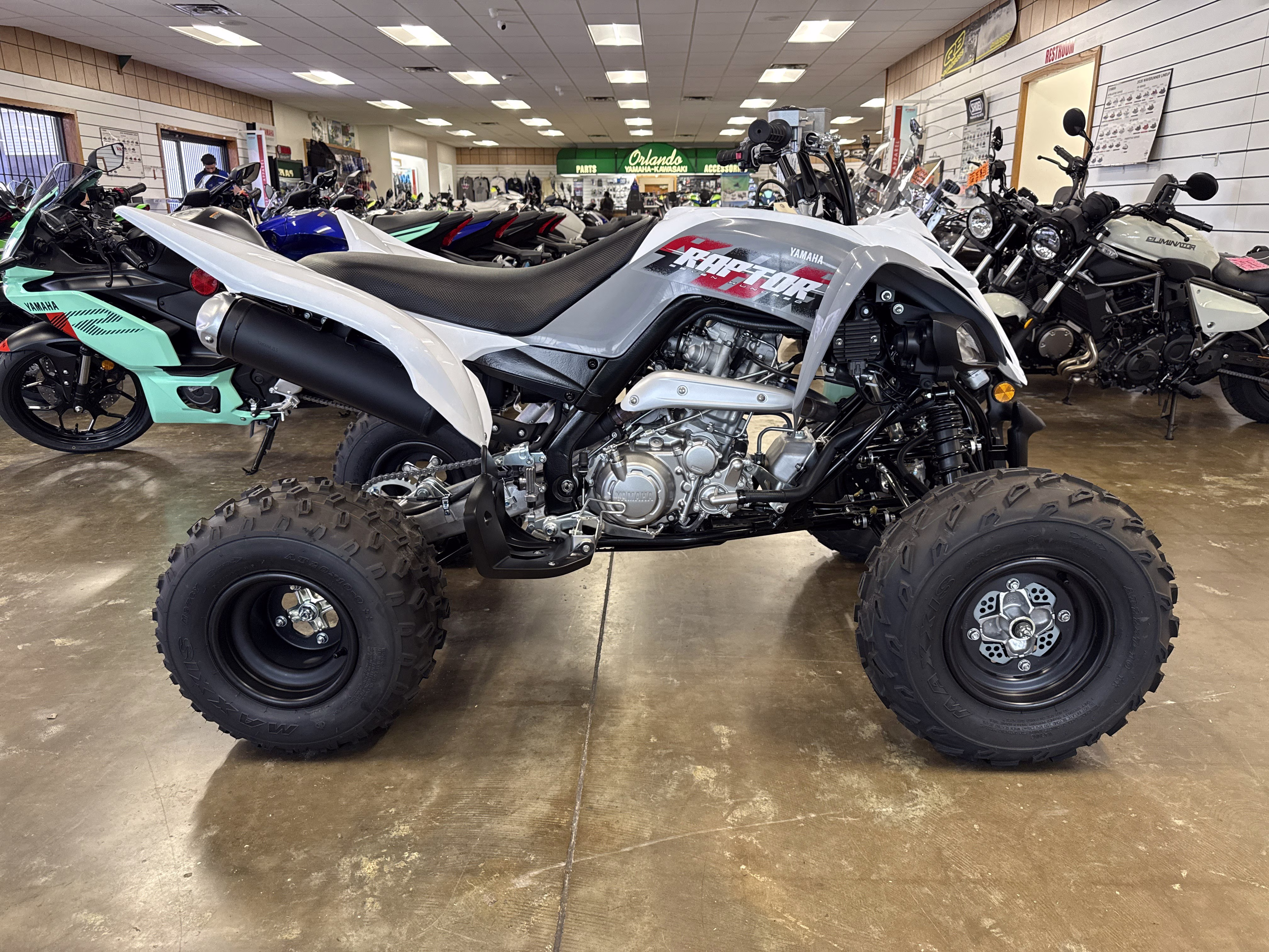 2026 Armor Grey Yamaha Raptor 700 ATV