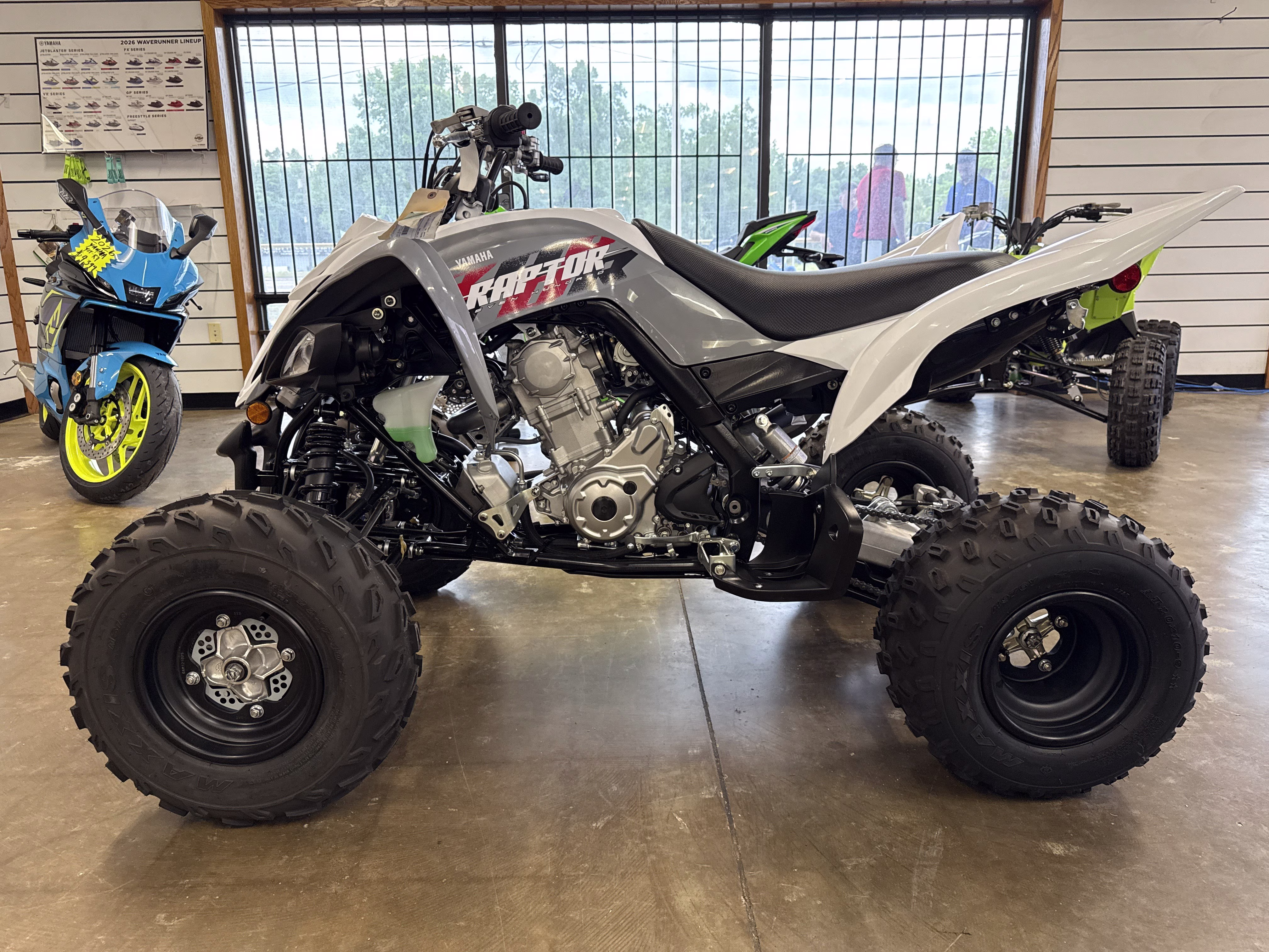 2026 Armor Grey Yamaha Raptor 700 ATV