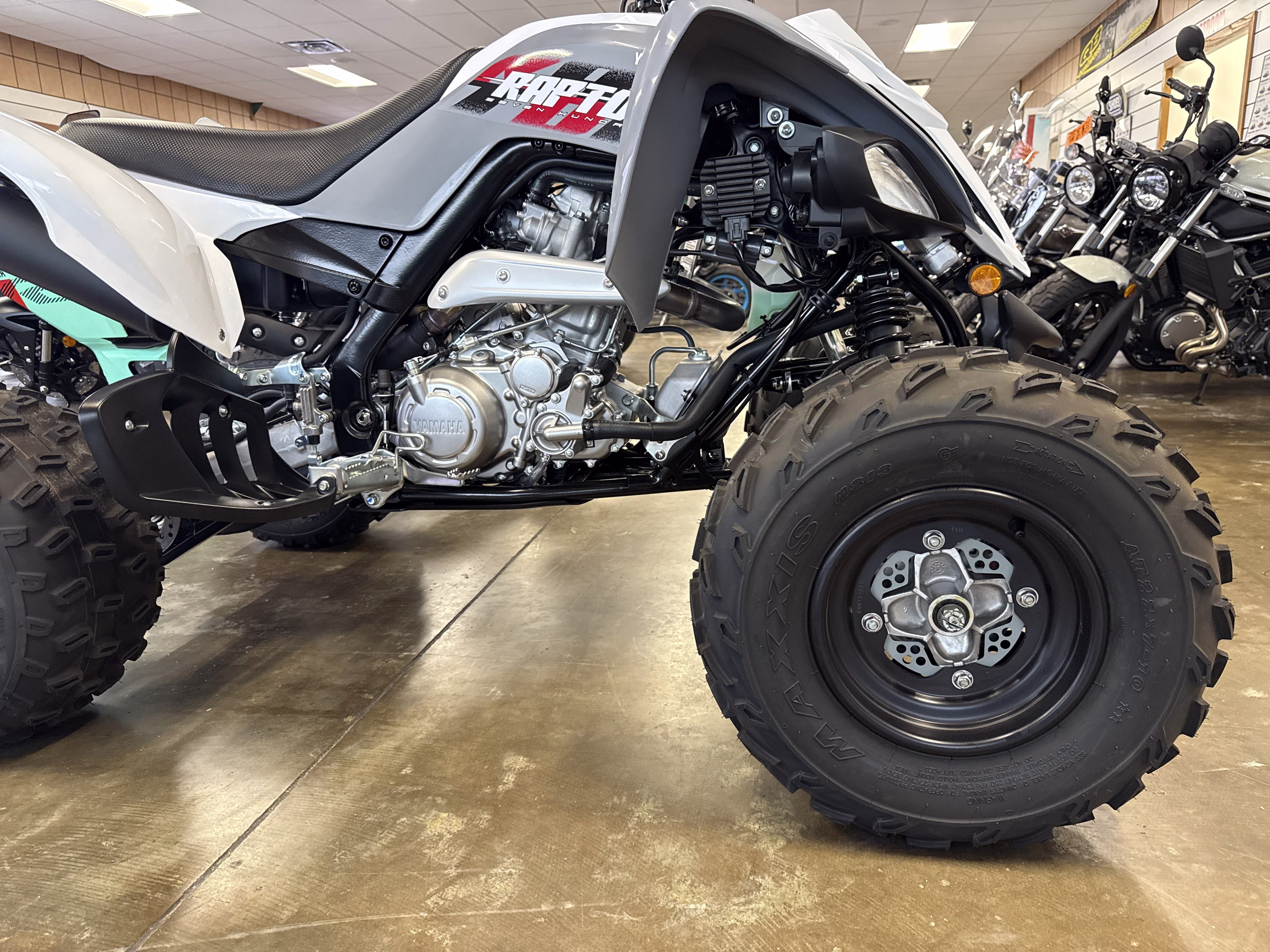 2026 Armor Grey Yamaha Raptor 700 ATV