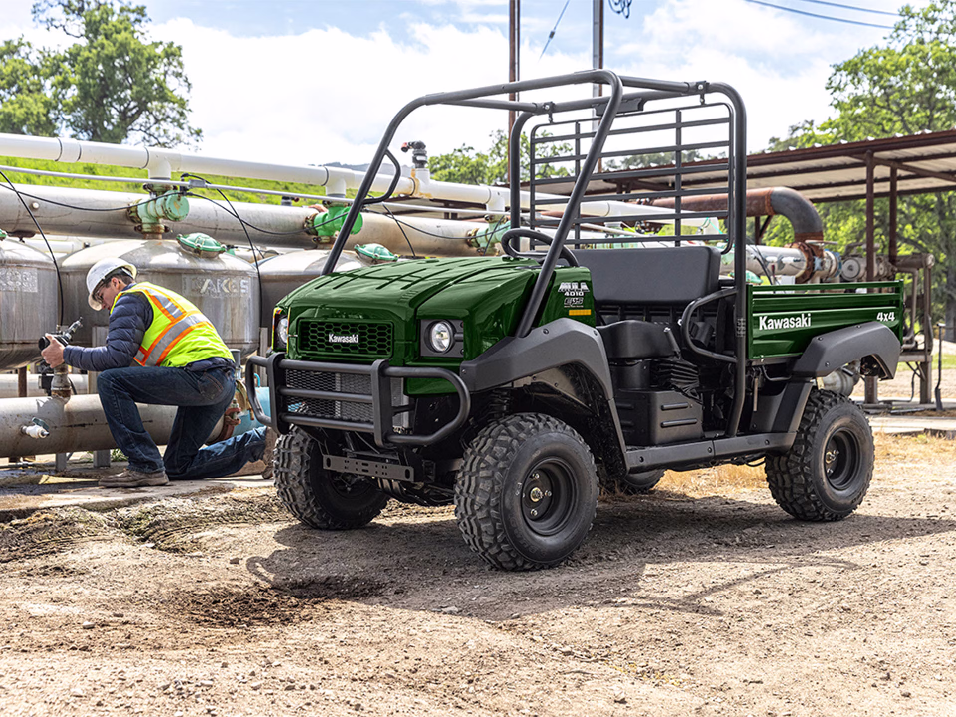 2026 Timberline Green Kawasaki MULE 4010 4x4 SXS