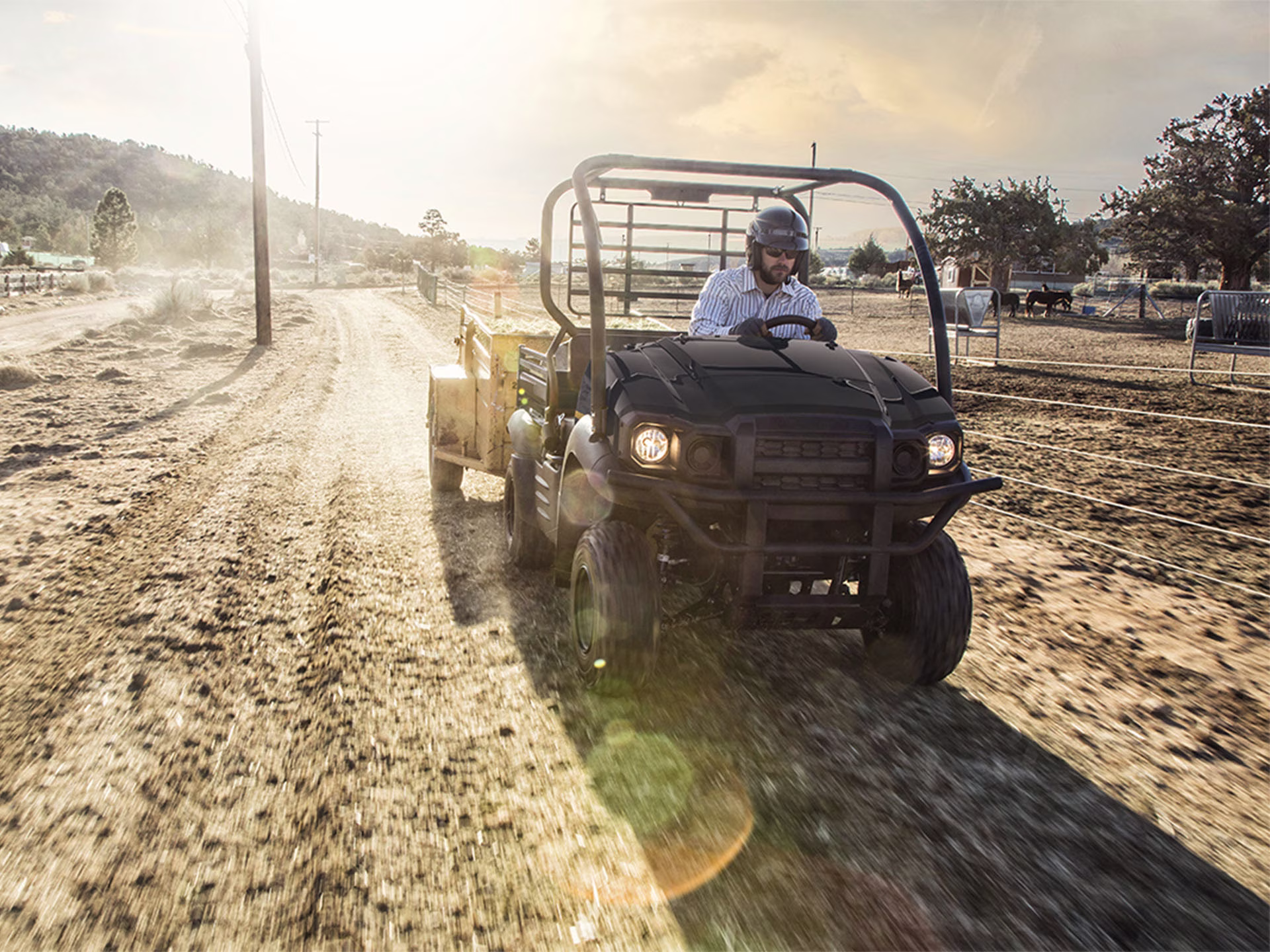 2026 Grayish Blue Kawasaki MULE SX SXS