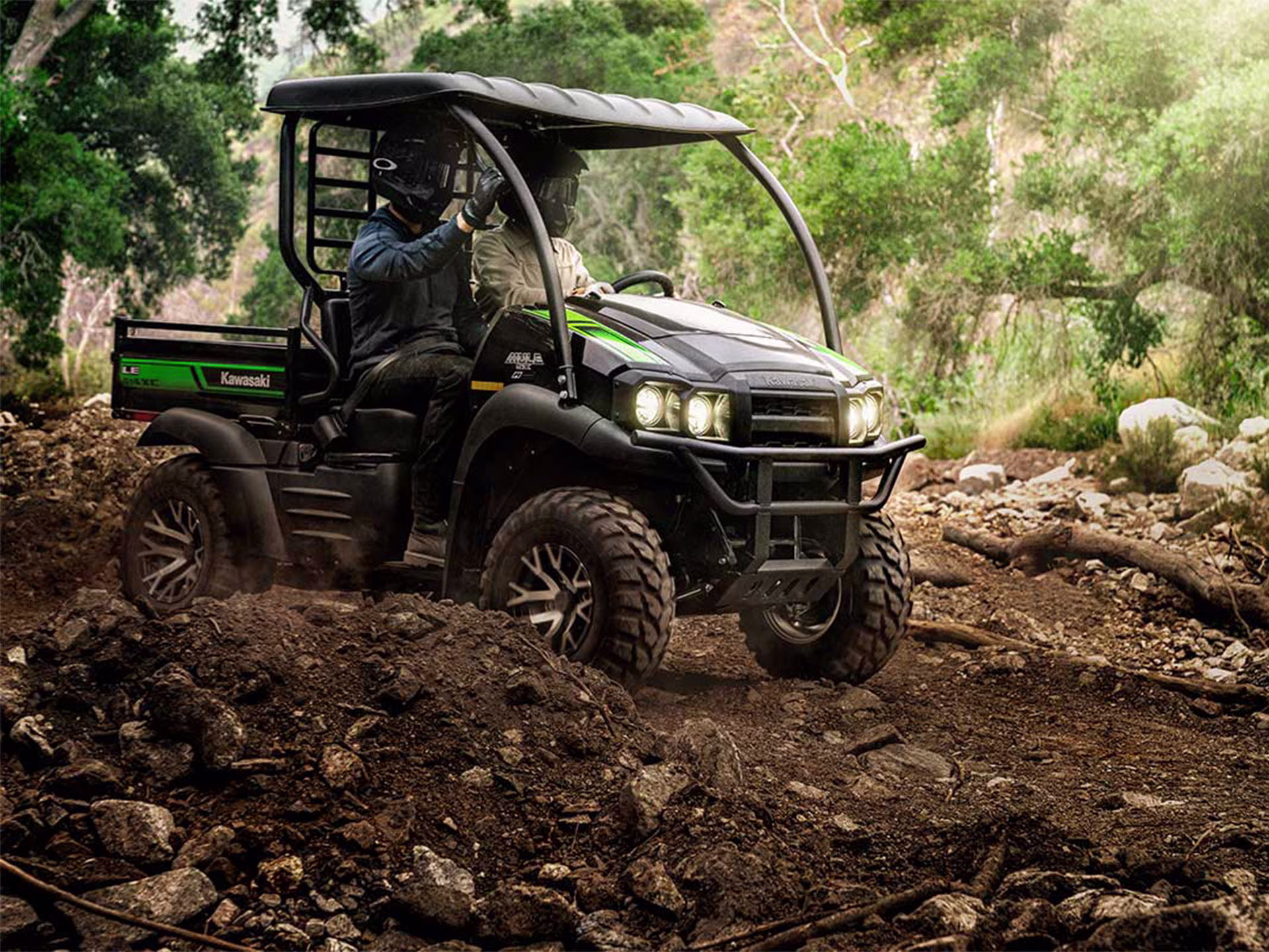 2026 Metallic Onyx Black Kawasaki MULE SX 4x4 XC LE SXS