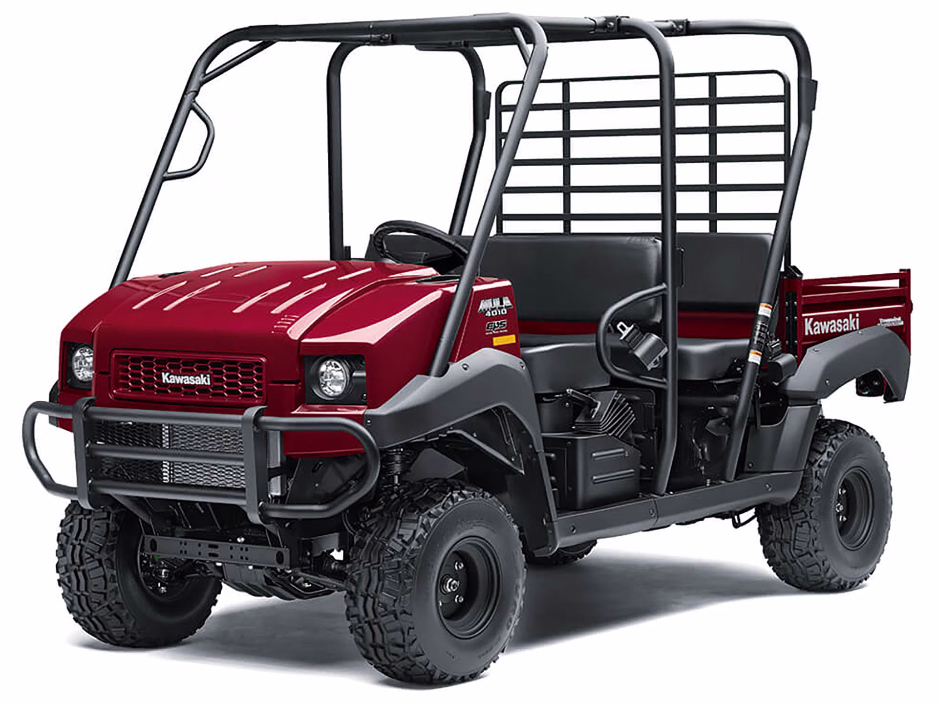 2026 Dark Royal Red Kawasaki MULE 4010 Trans4x4 SXS
