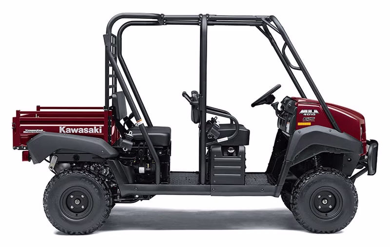 2026 Dark Royal Red Kawasaki MULE 4010 Trans4x4 SXS