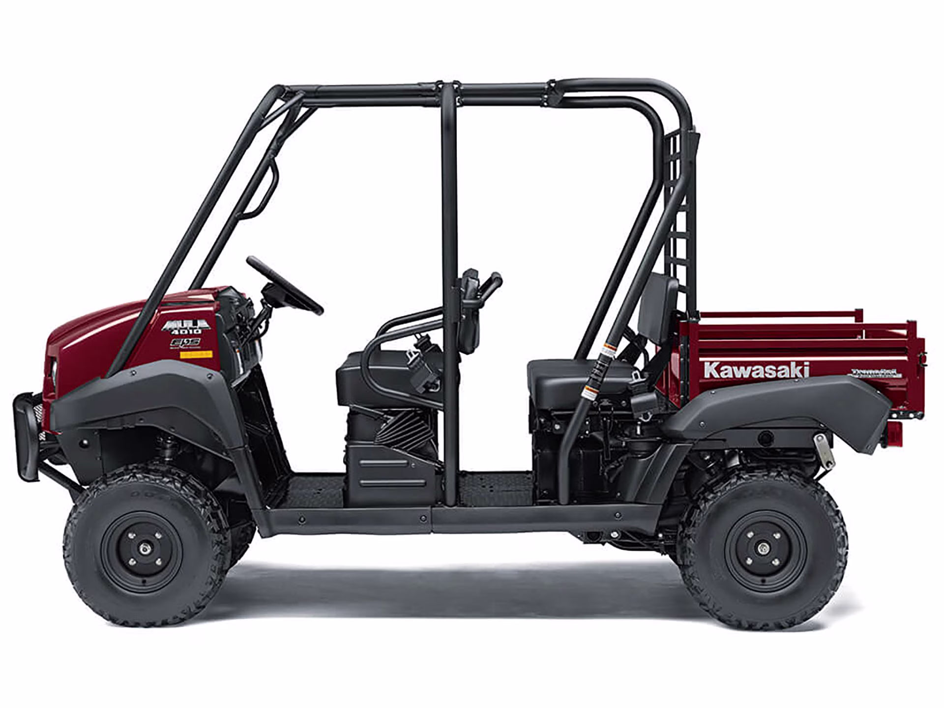 2026 Dark Royal Red Kawasaki MULE 4010 Trans4x4 SXS