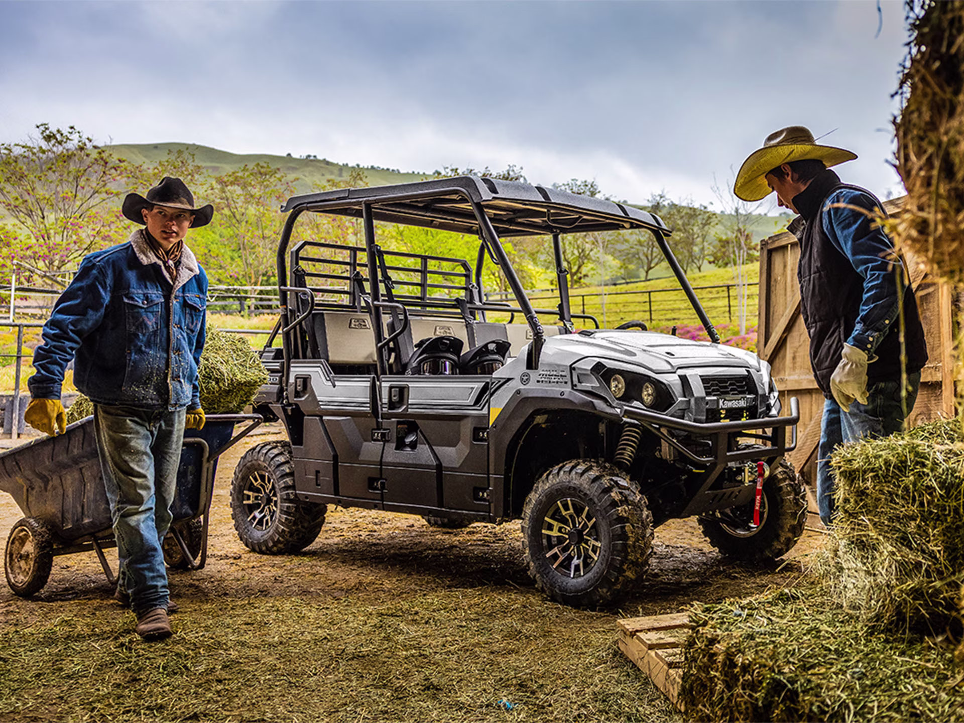 2026 Metallic Phantom Silver Kawasaki MULE PRO-FXT 1000 LE Ranch Edition LE RANCH EDITION SXS