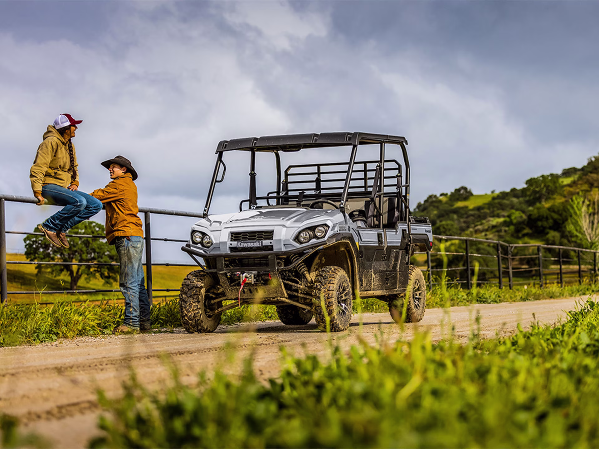2026 Metallic Phantom Silver Kawasaki MULE PRO-FXT 1000 LE Ranch Edition LE RANCH EDITION SXS