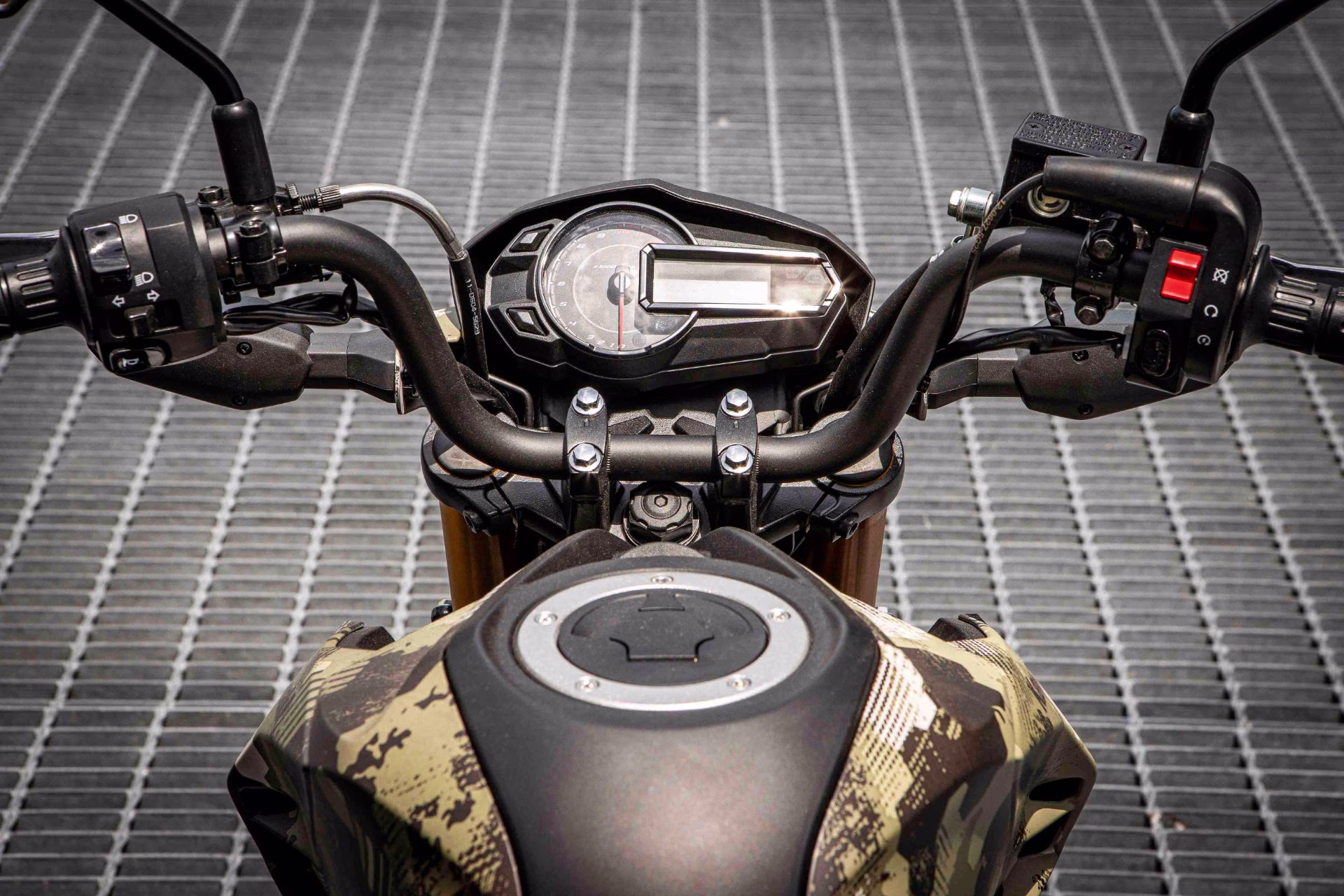 2026 Cypher Camo Beige Kawasaki Z125 Pro Motorcycle