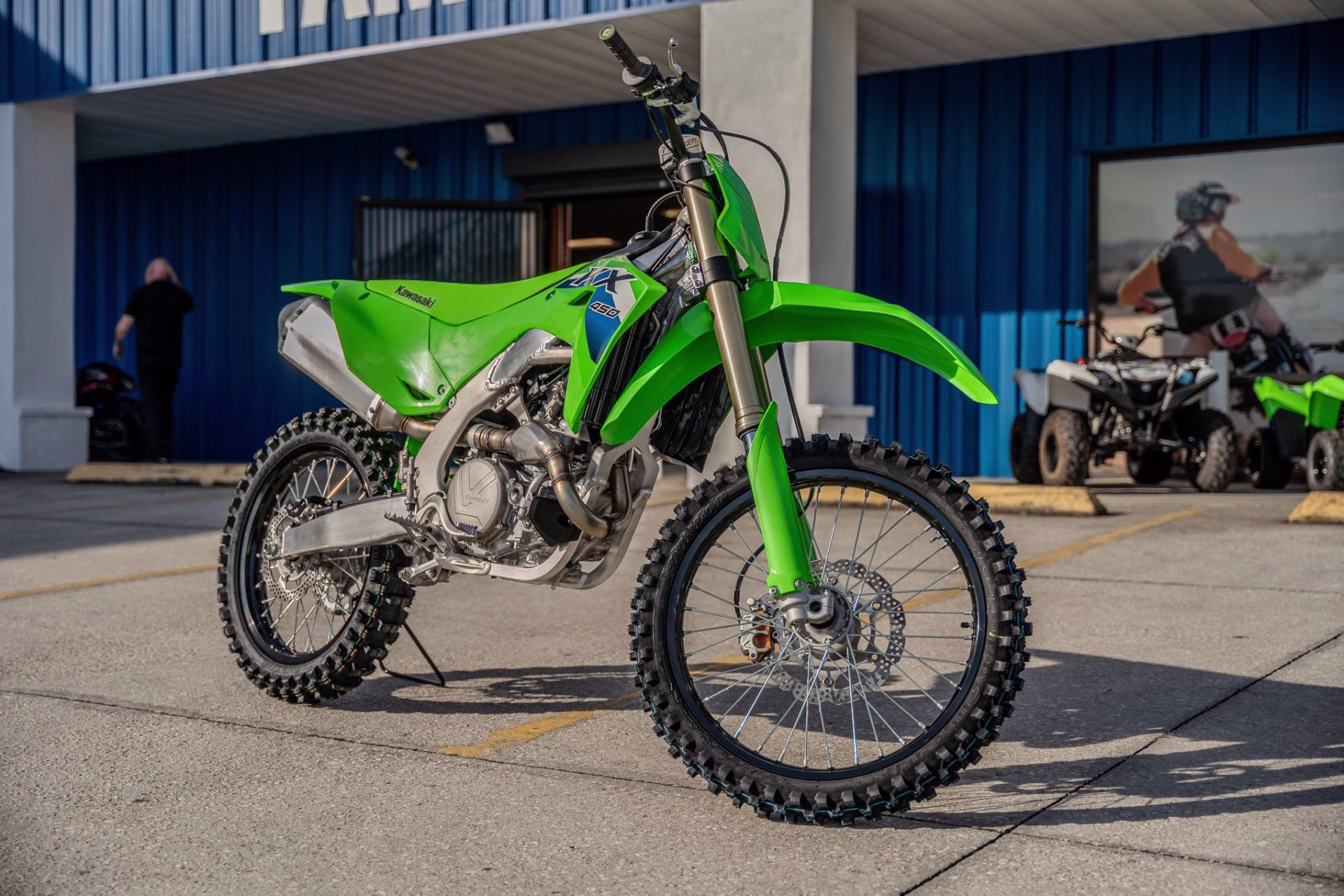 2026 Lime Green Kawasaki KX450 Motorcycle