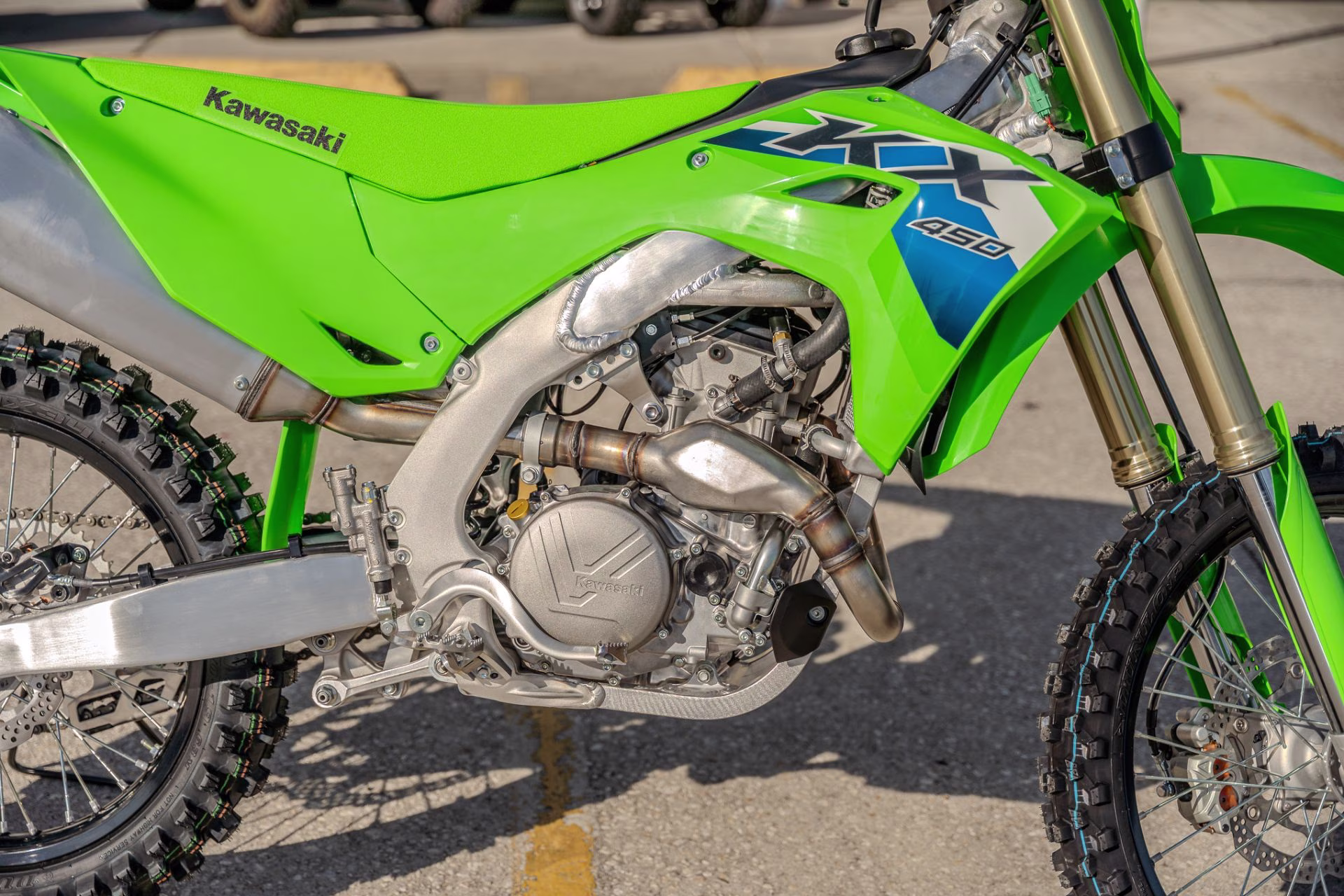 2026 Lime Green Kawasaki KX450 Motorcycle