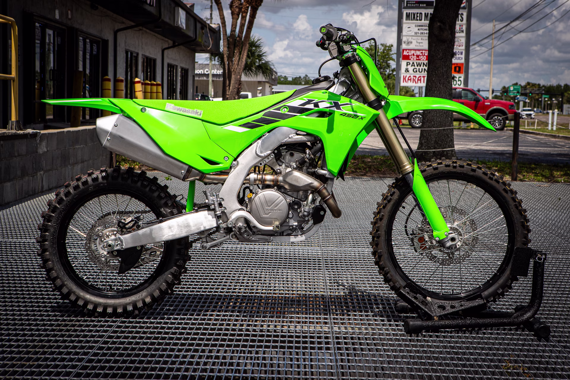 2025 Green Kawasaki KX 450x KX450X Motorcycle