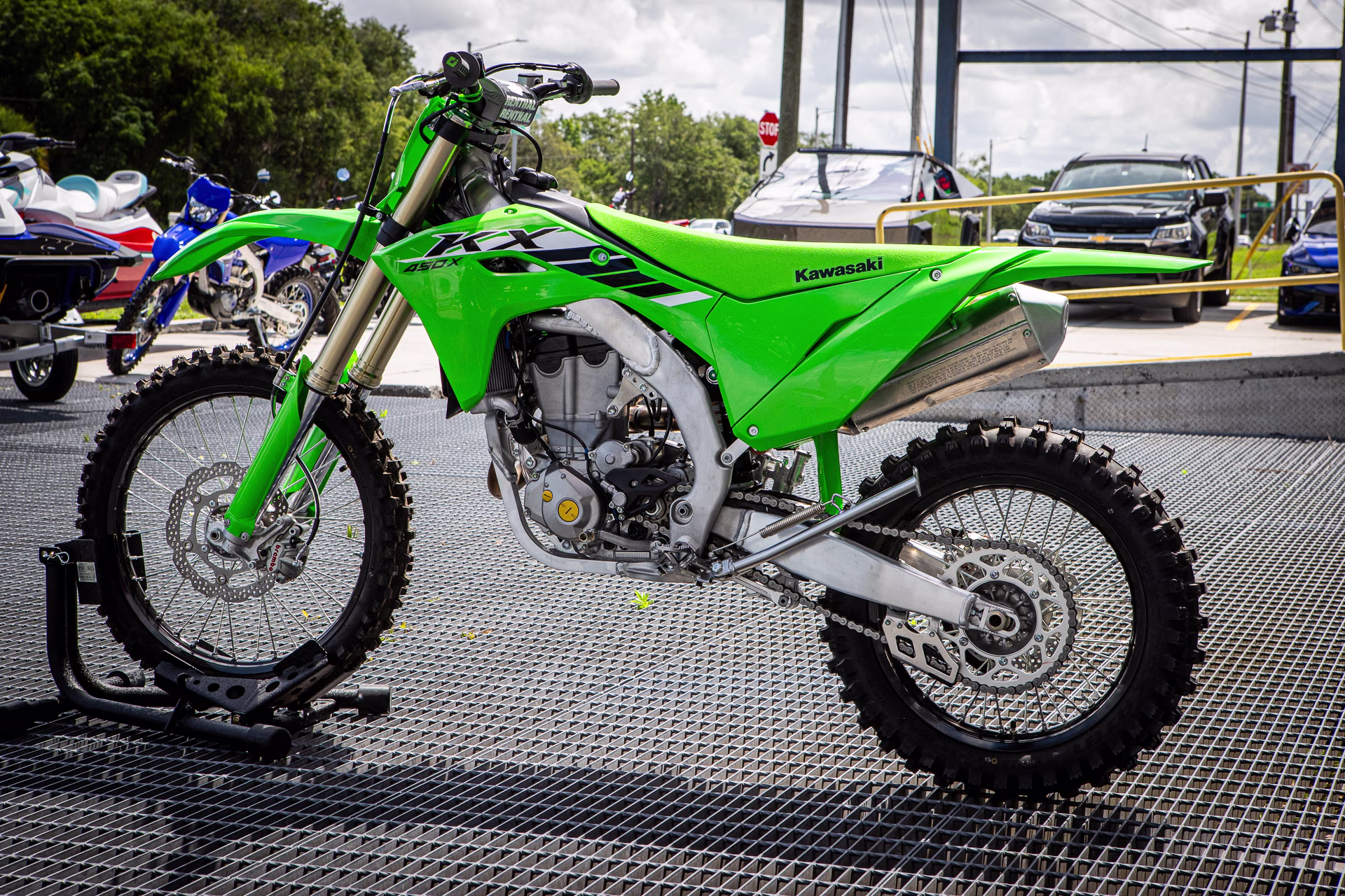 2025 Green Kawasaki KX 450x KX450X Motorcycle