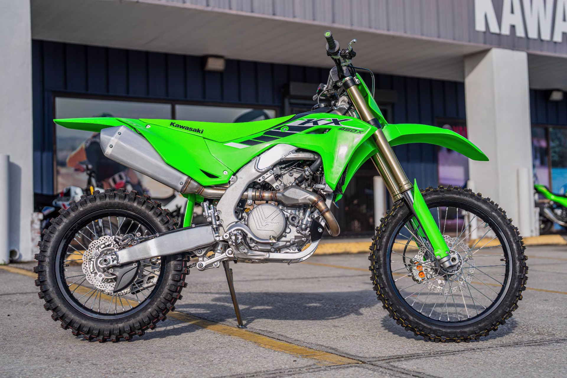 2025 Lime Green Kawasaki KX450X KX450X Motorcycle