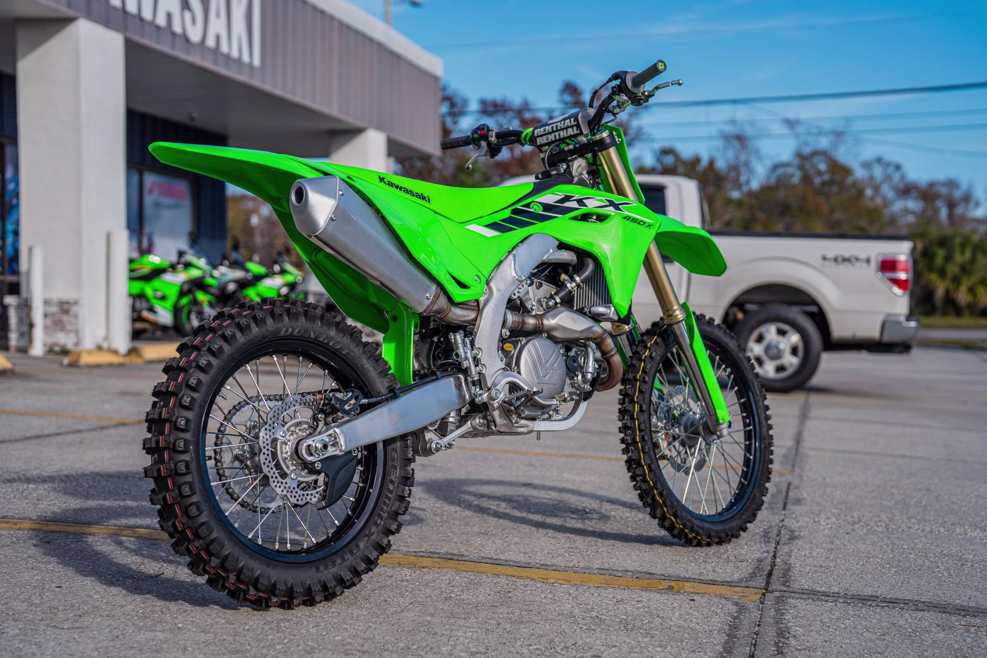 2025 Lime Green Kawasaki KX450X KX450X Motorcycle