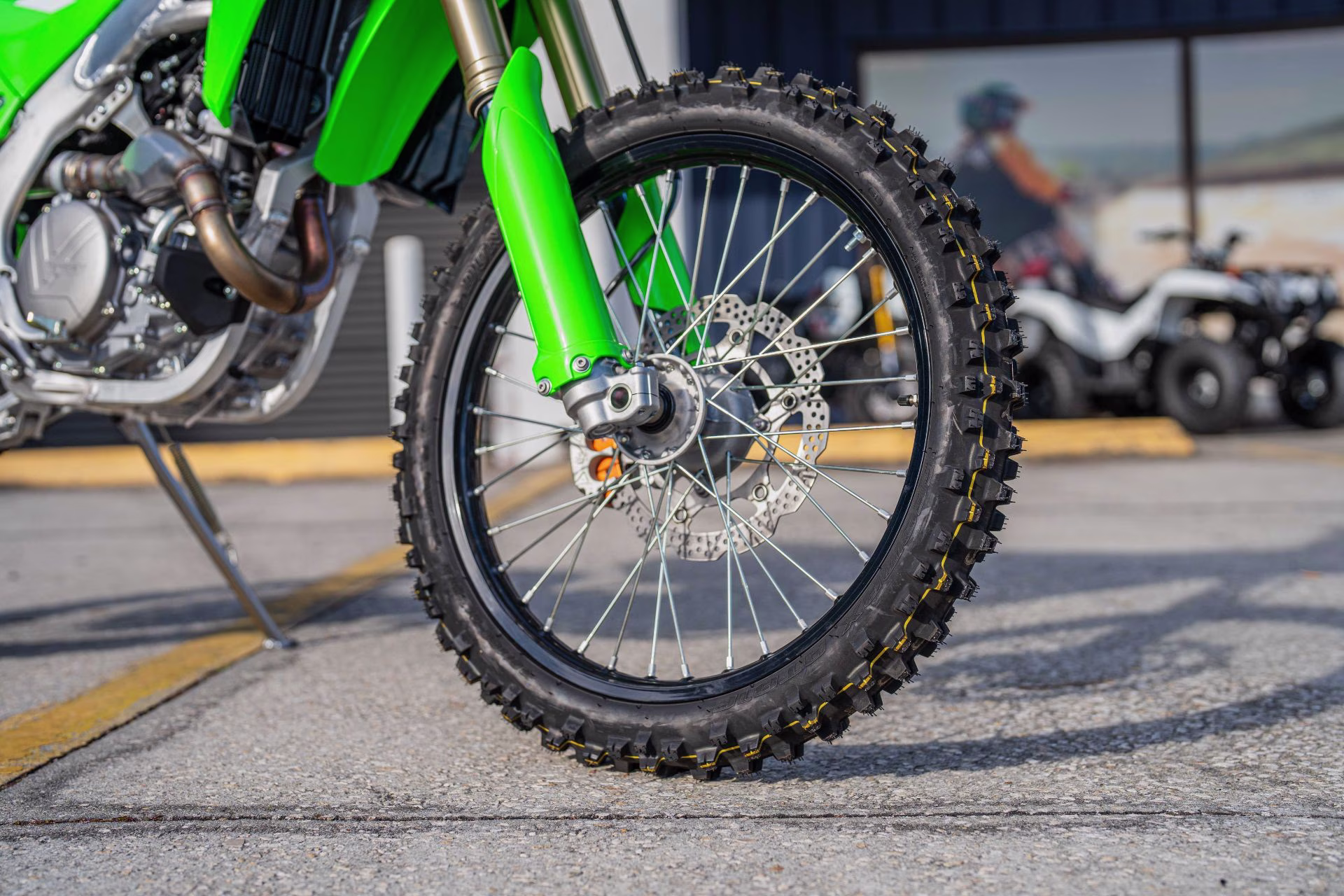 2025 Lime Green Kawasaki KX450X KX450X Motorcycle