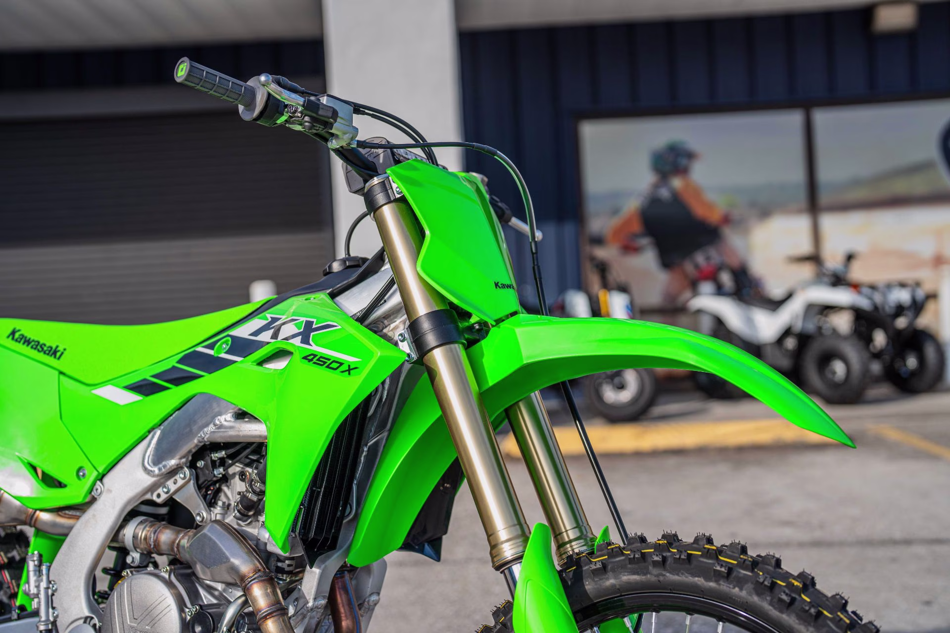 2025 Lime Green Kawasaki KX450X KX450X Motorcycle