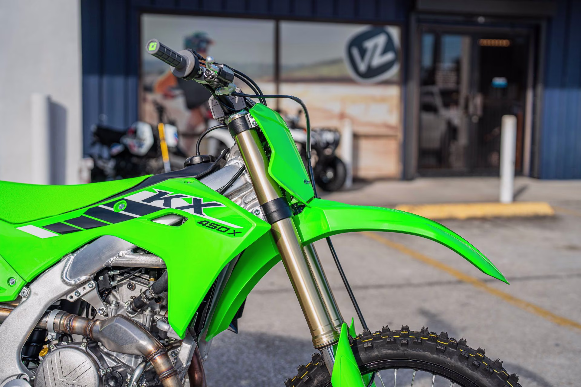 2025 Lime Green Kawasaki KX450X KX450X Motorcycle
