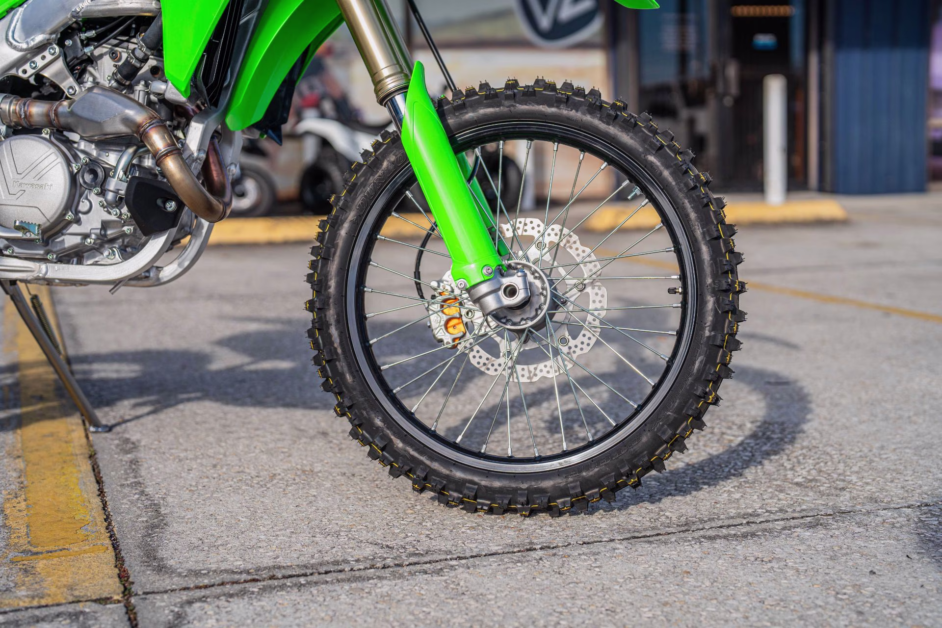 2025 Lime Green Kawasaki KX450X KX450X Motorcycle