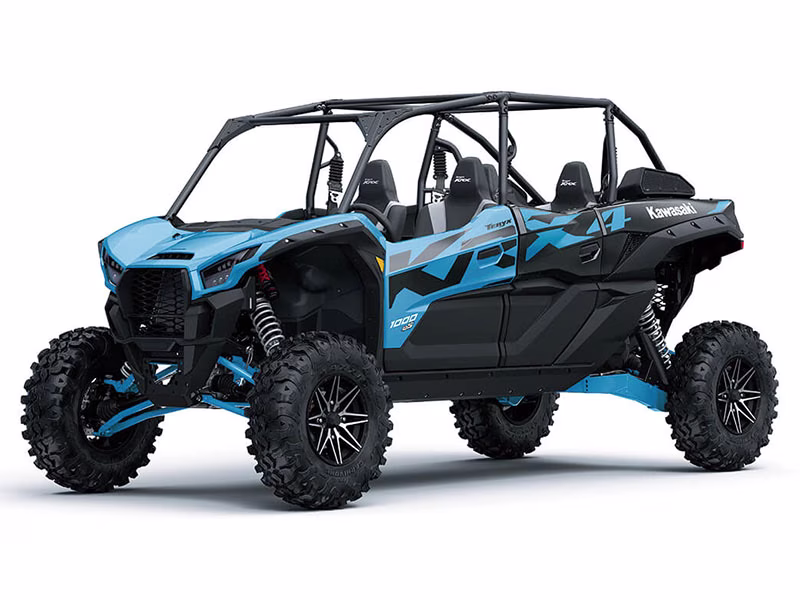 2026 Sky Blue / Super Black Kawasaki Teryx KRX4 1000 eS SXS