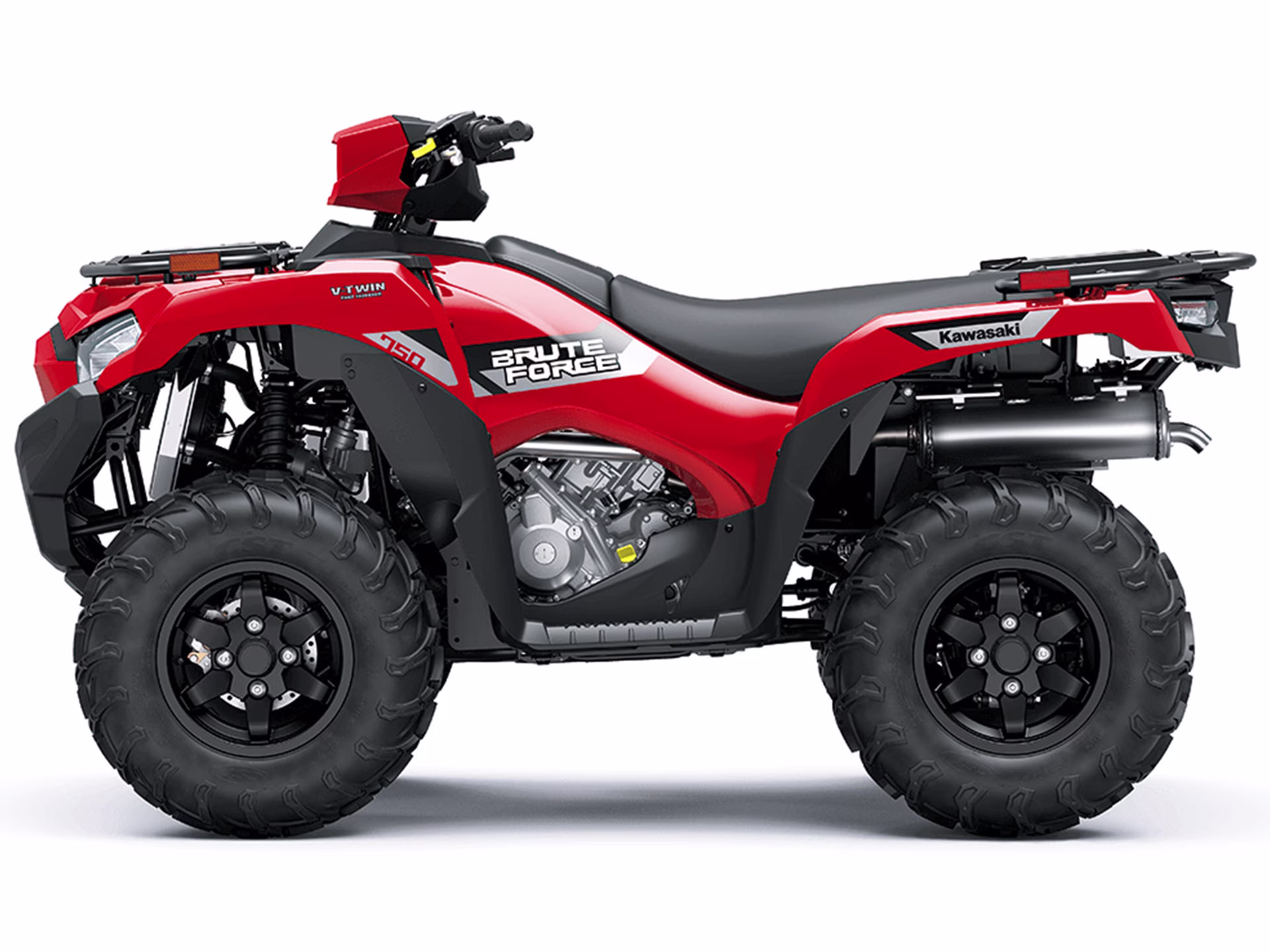 2026 Firecracker Red Kawasaki Brute Force 750 ATV