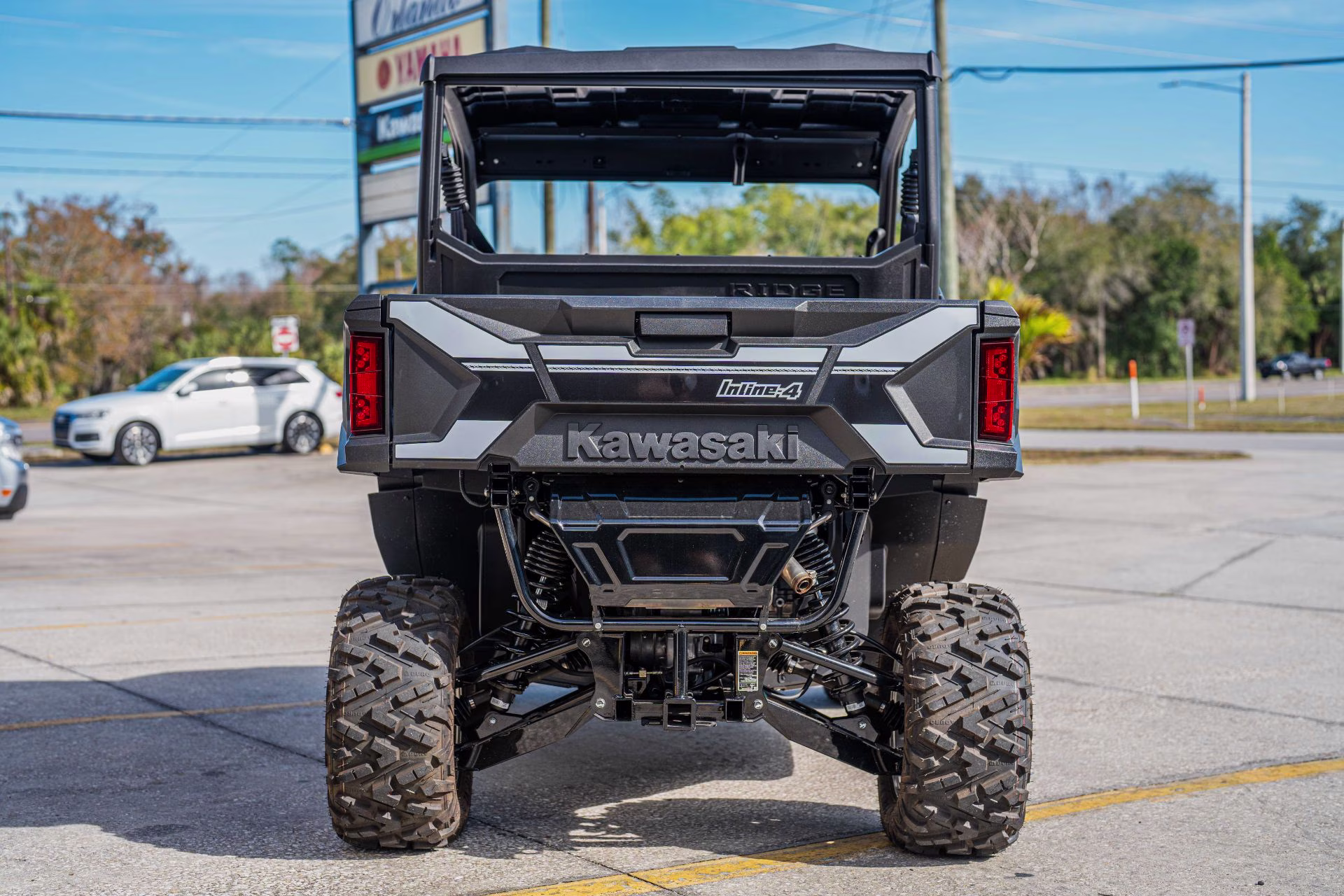 2024 Metallic Stardust White Kawasaki RIDGE Ranch Edition SXS