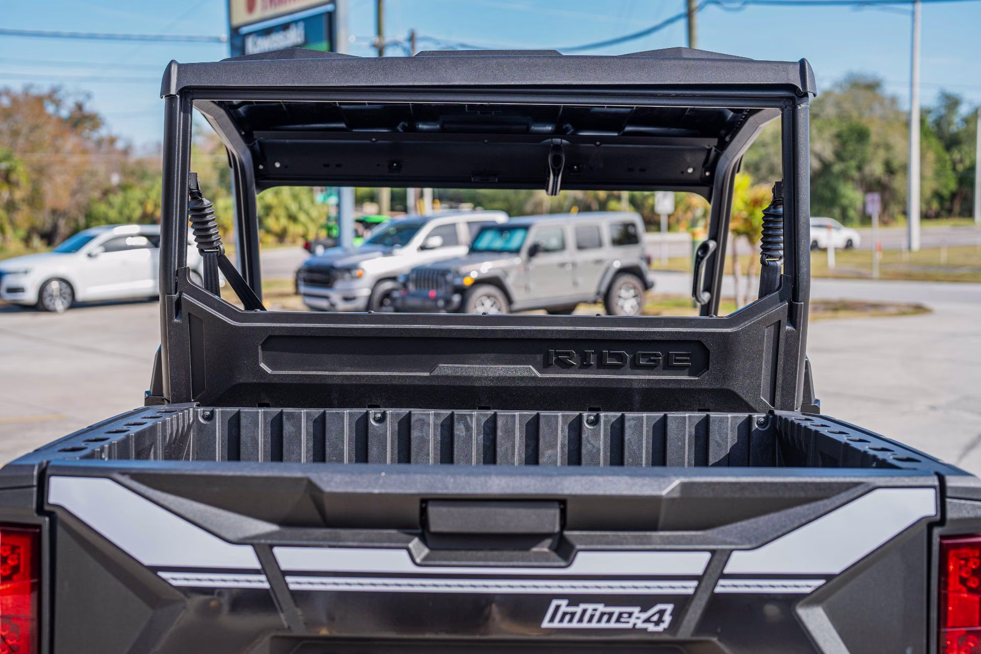 2024 Metallic Stardust White Kawasaki RIDGE Ranch Edition SXS