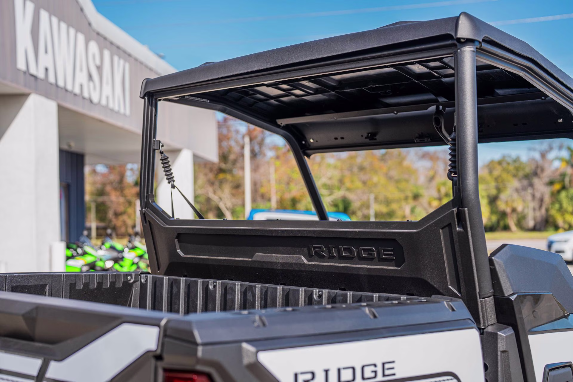 2024 Metallic Stardust White Kawasaki RIDGE Ranch Edition SXS
