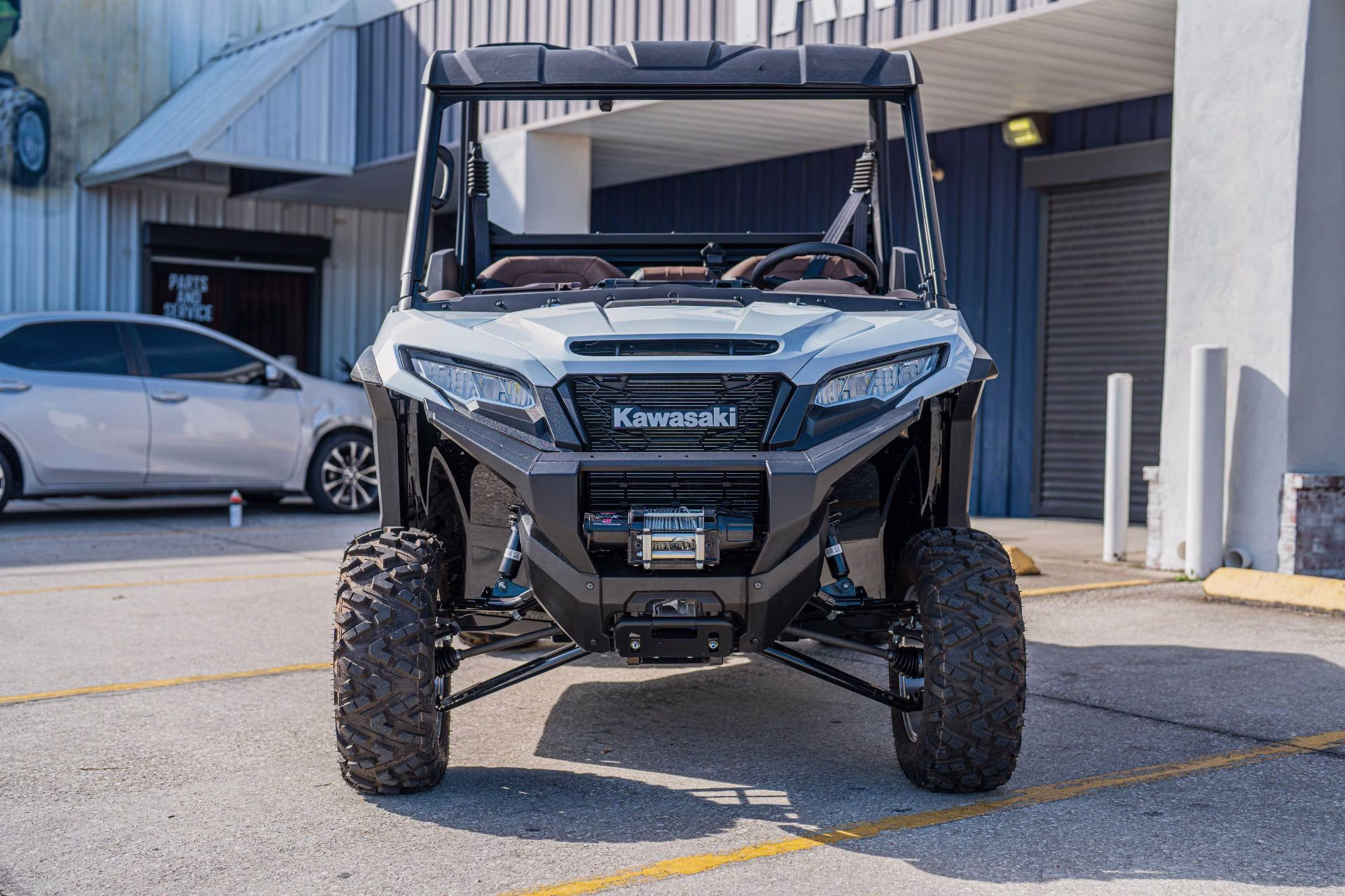 2024 Metallic Stardust White Kawasaki RIDGE Ranch Edition SXS