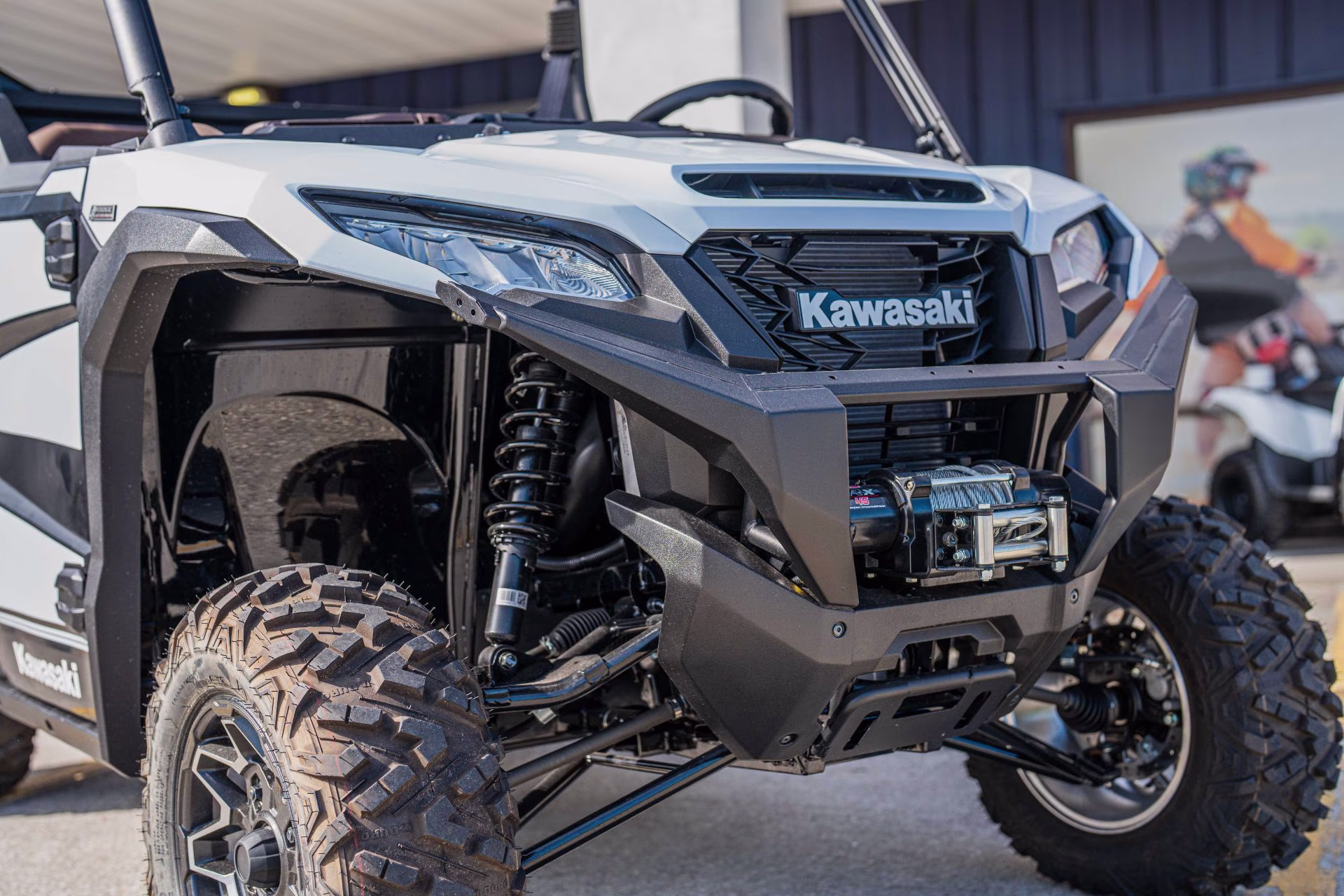 2024 Metallic Stardust White Kawasaki RIDGE Ranch Edition SXS