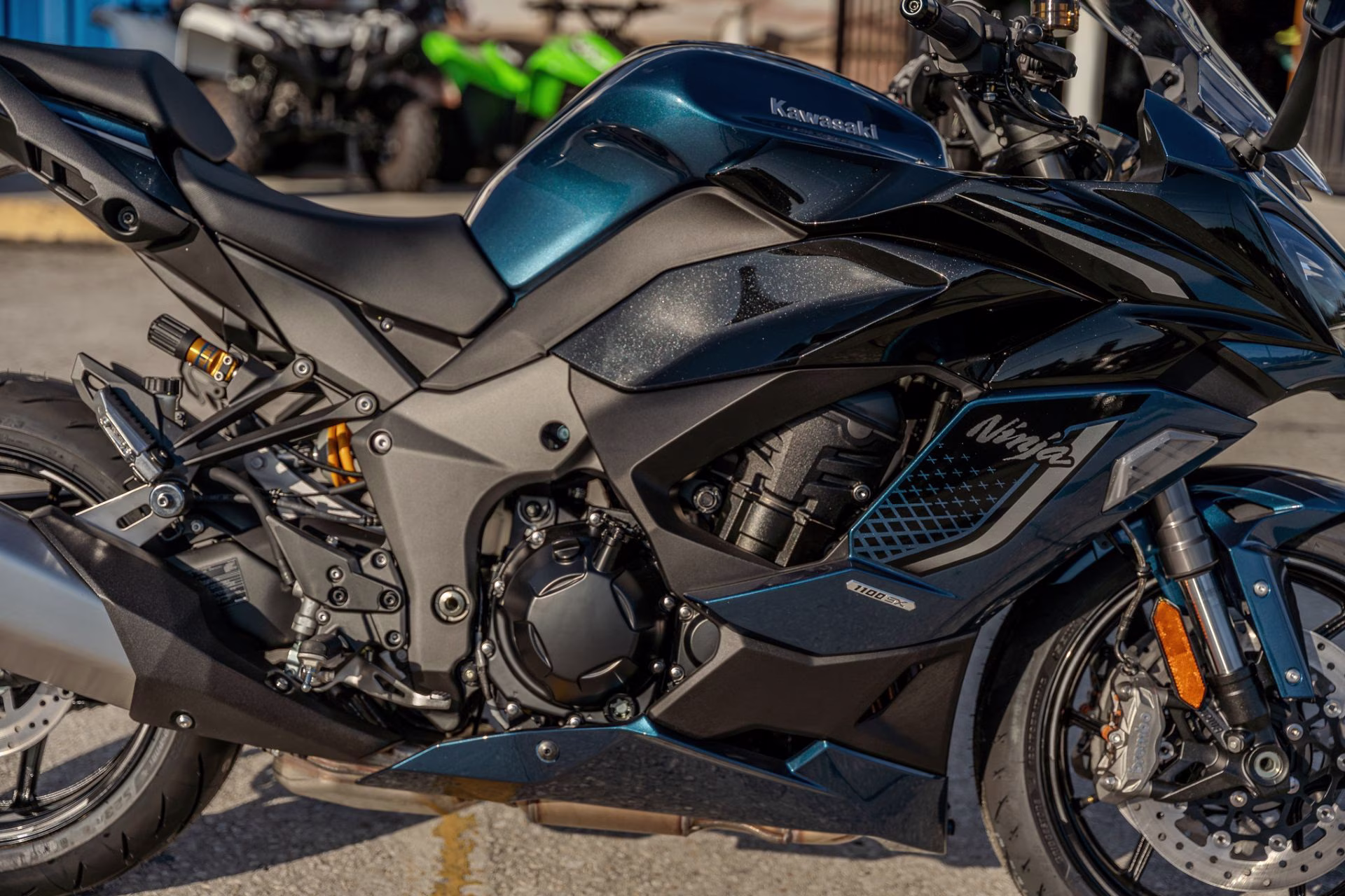 2026 Metallic Deep Blue / Metallic Diablo Black Kawasaki Ninja 1100SX SE ABS SE ABS Motorcycle