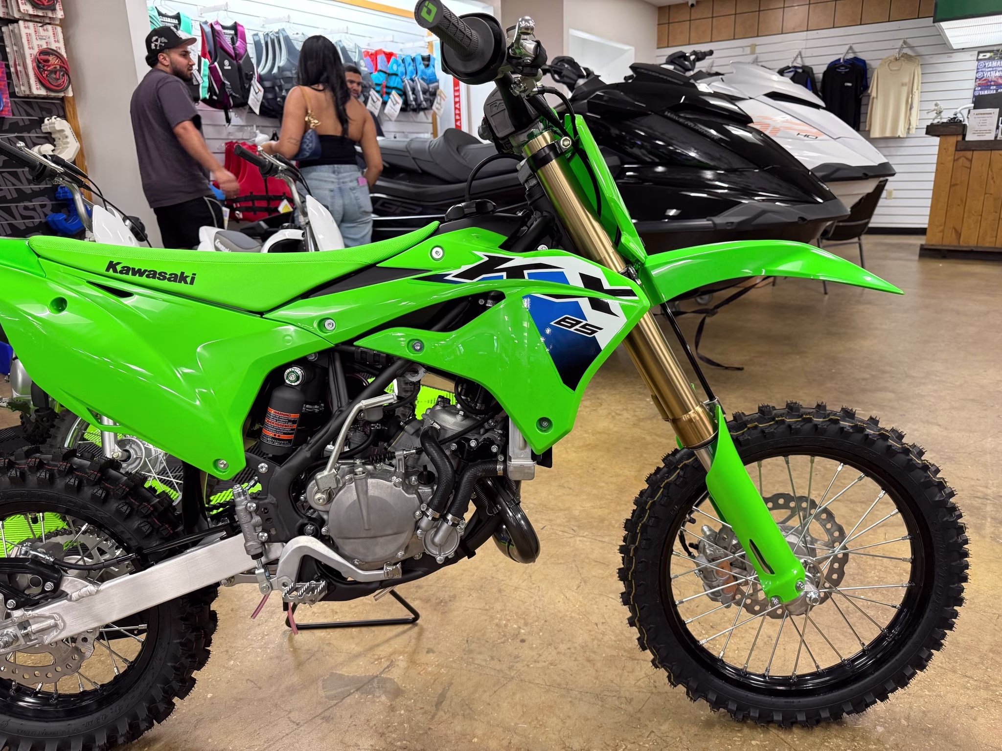 2026 Lime Green Kawasaki KX85 KX85 Motorcycle