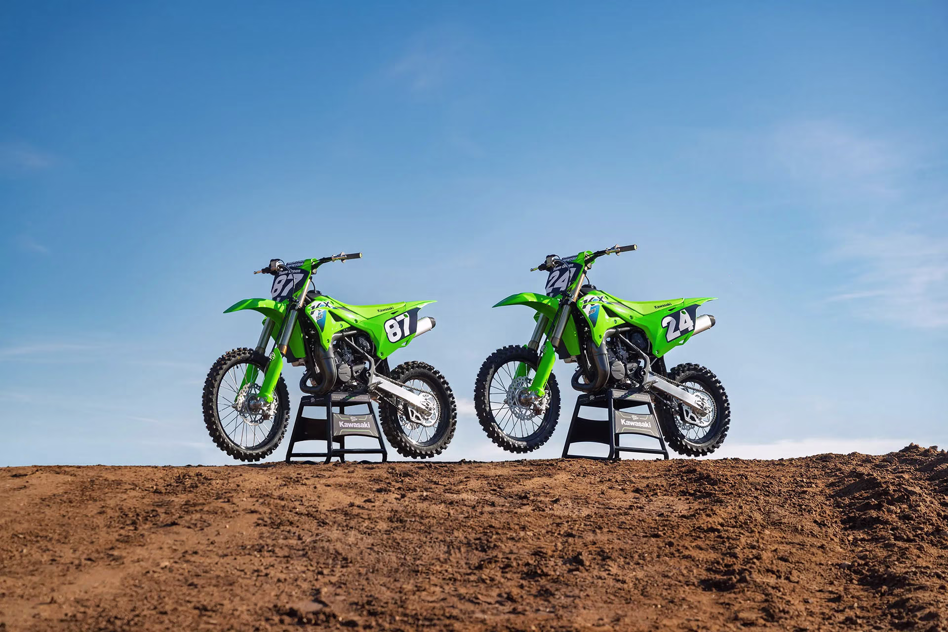 2026 Lime Green Kawasaki KX85 KX85 Motorcycle