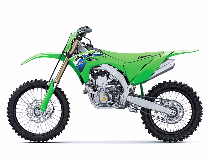 2026 Lime Green Kawasaki KX250 Motorcycle