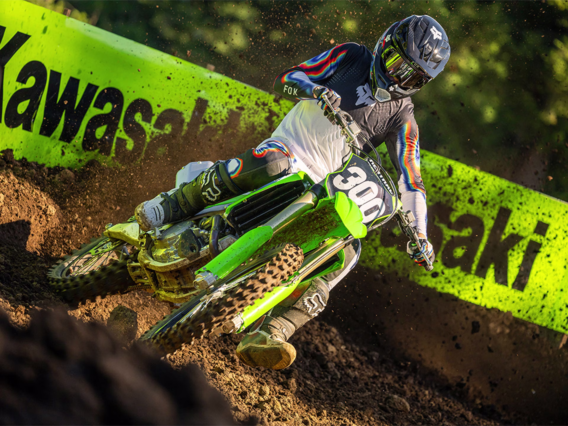 2026 Lime Green Kawasaki KX250 Motorcycle