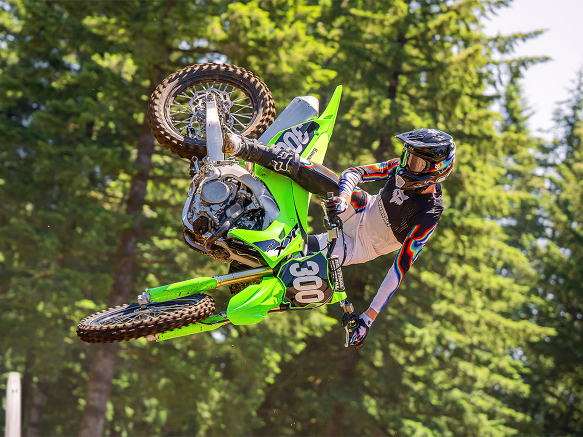 2026 Lime Green Kawasaki KX250 Motorcycle