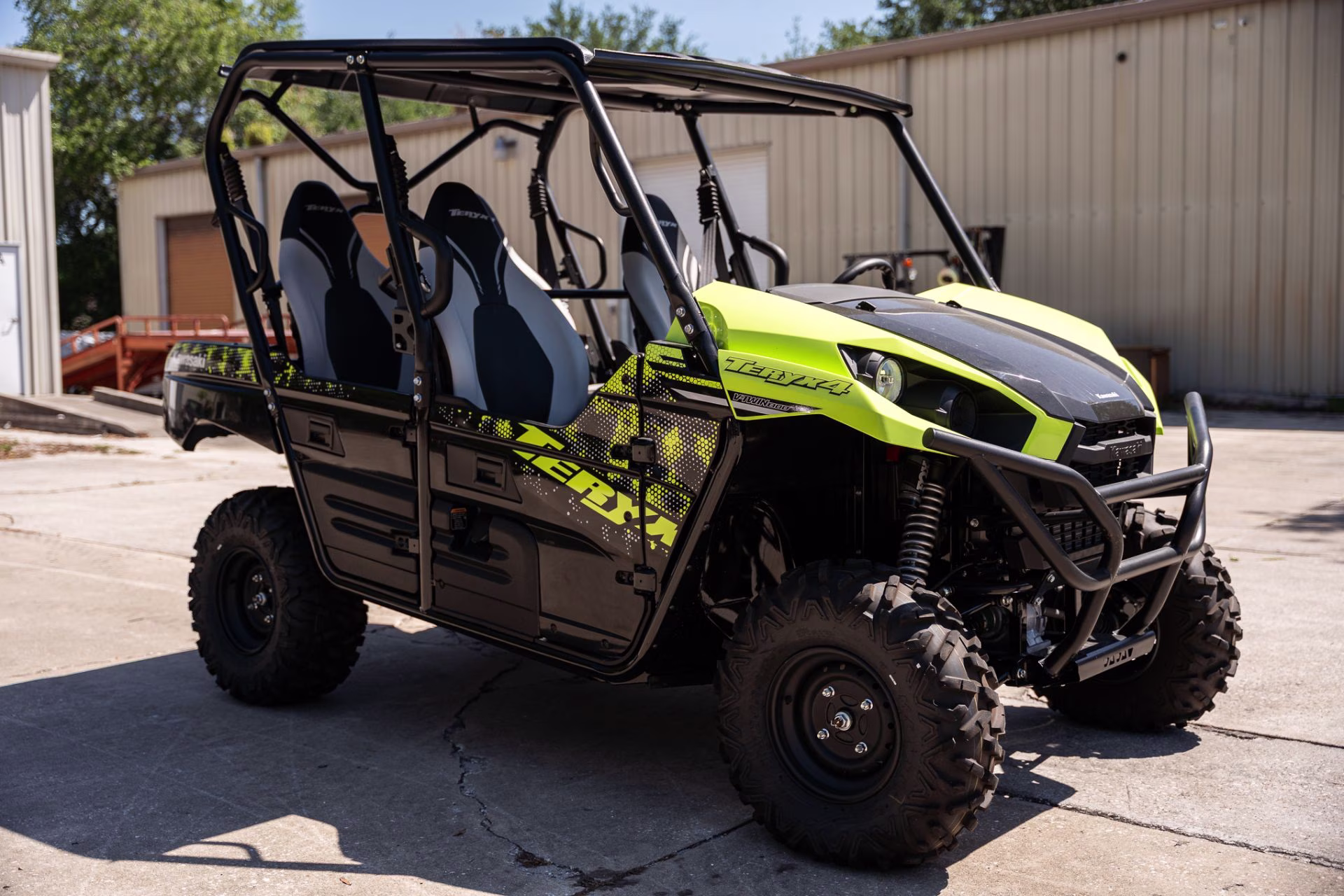 2025 Neon Yellow / Super Black Kawasaki Teryx4 SXS