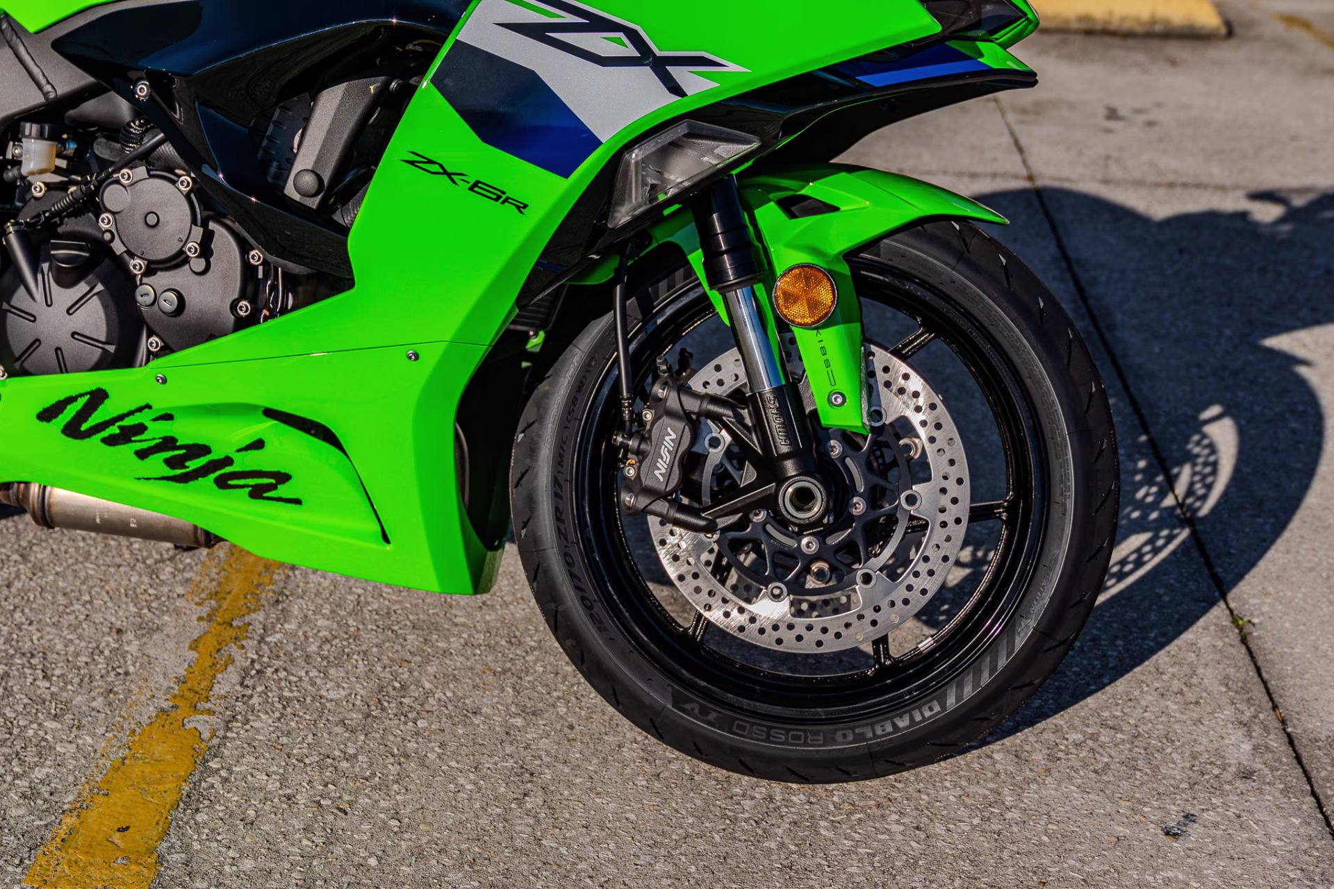 2026 Lime Green Kawasaki Ninja ZX-6R ABS ZX-6R ABS Motorcycle