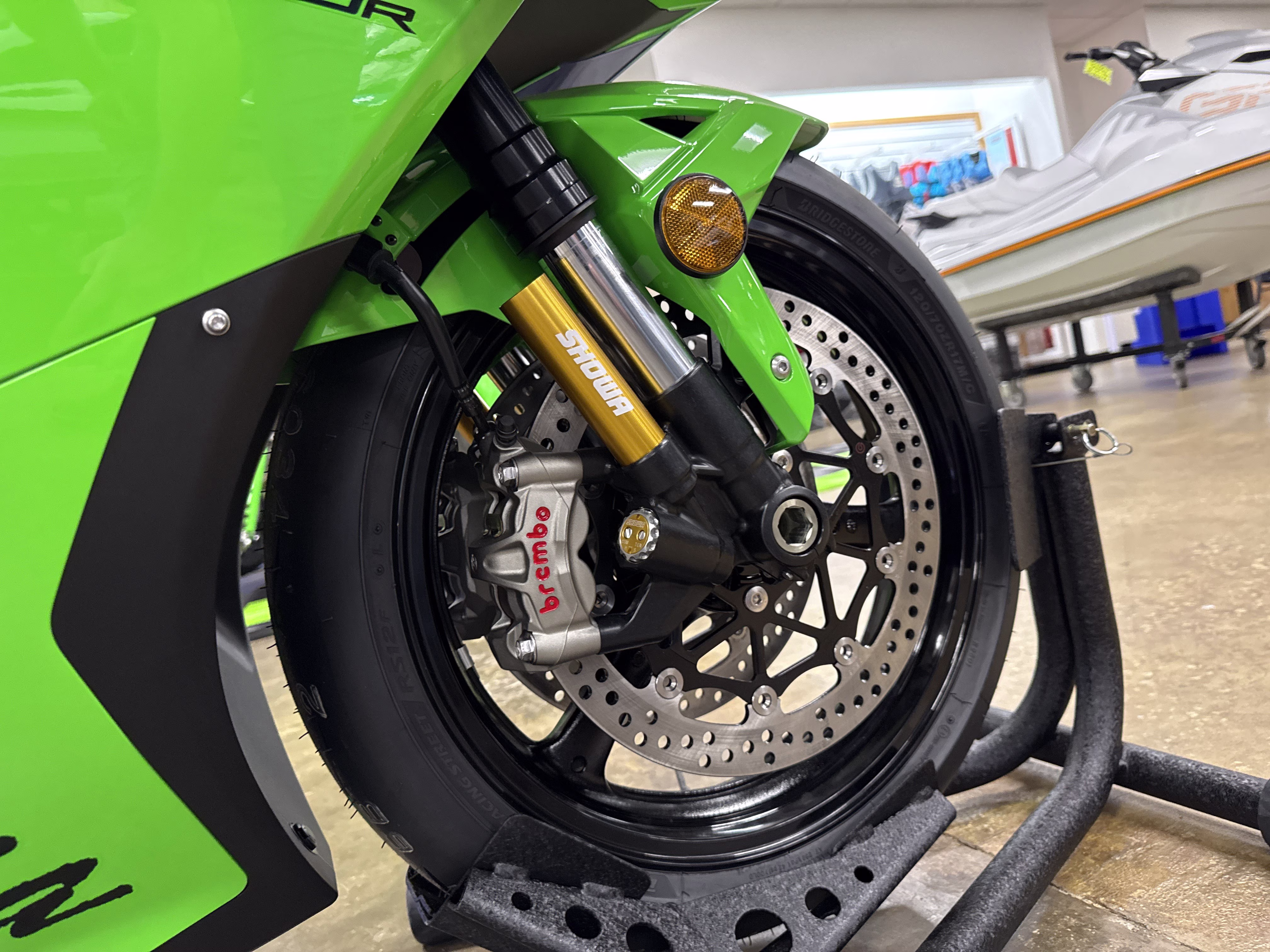 2026 Lime Green / Blue 24 Kawasaki Ninja ZX-10R ABS Motorcycle